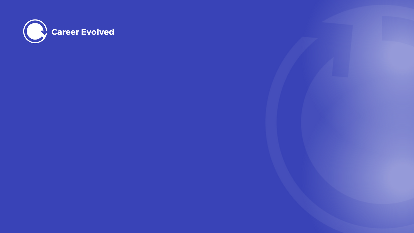 Career Evolved Program